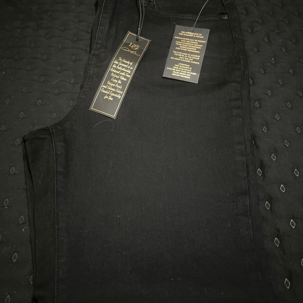 DG2 black bootcut 12T stretch jeans